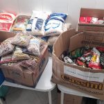 Alimentos entregues para a Pia União de Santo Antônio